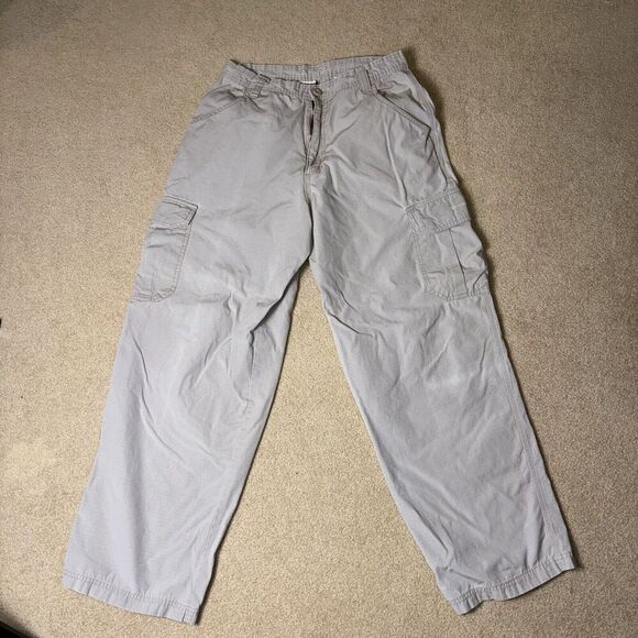 Vintage Y2K Oneill Cargo Pants Men’s Size 28x29.5 Ribbed Tan Pants - Picture 1 of 10